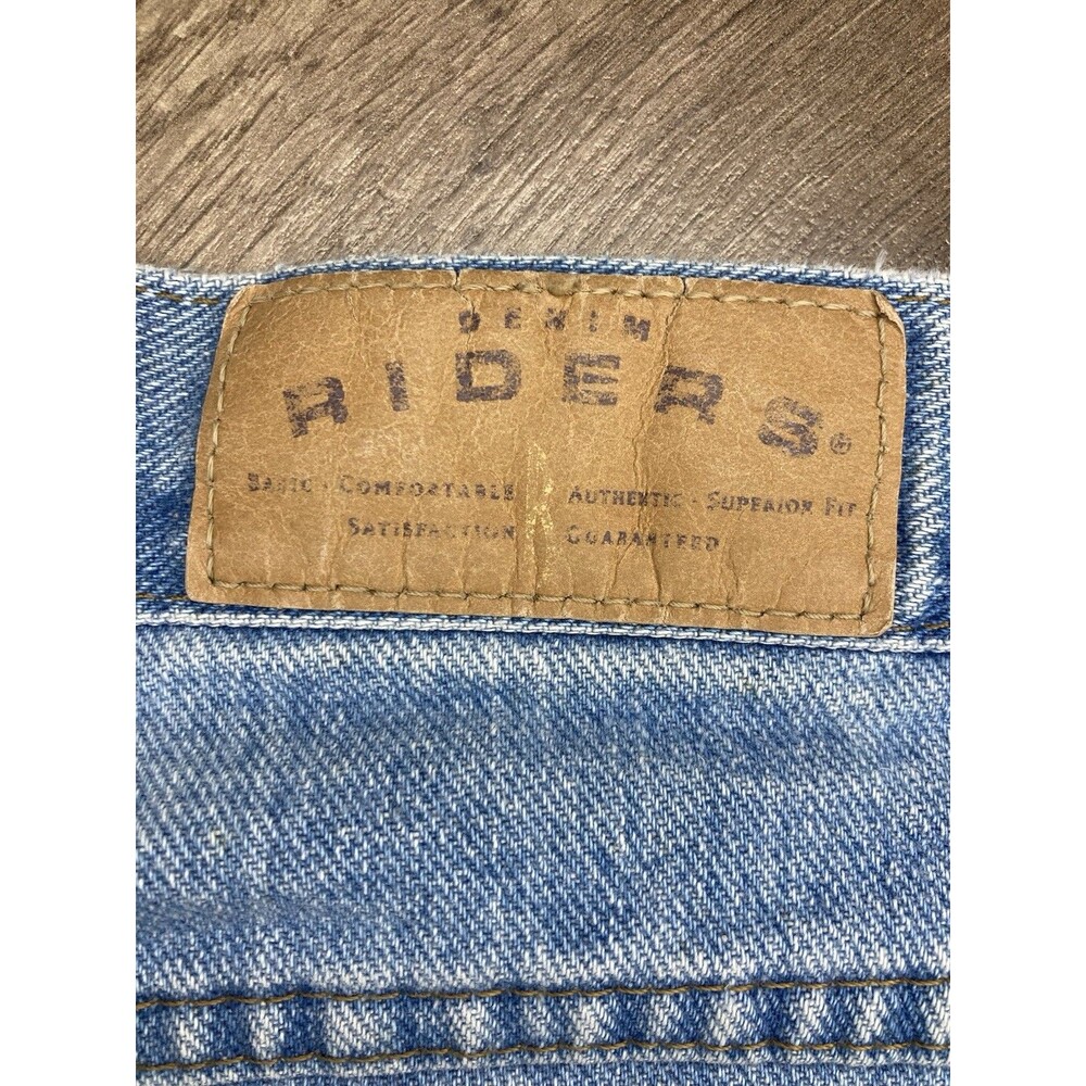 Vintage 90s Riders Womens Jeans 12M 32x30.5 High Rise Mom Straight Y2K Grunge - Picture 5 of 9